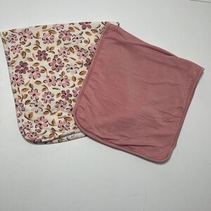 Caden Lane Mauvelous Meadow Burp Cloth Set